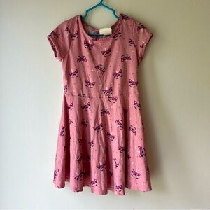 Jenna & Jessie Pink Unicorn Dress 3T (fits Like 4T) Toddler Girls Twirl Dress